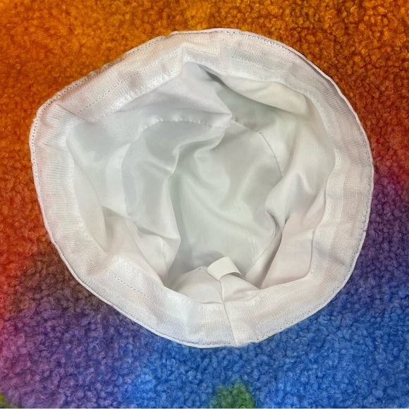 Toronto Blue Jays Rainbow Bucket Adult Tie Dye Hat Fluffy Terrycloth Texture - Picture 2 of 4